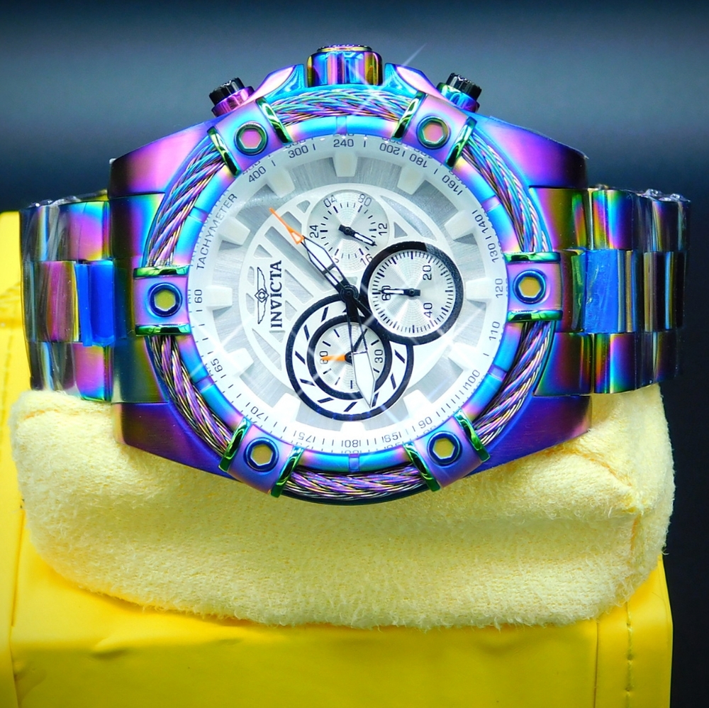 FIRM PRICE 100%-Invicta Unisex Iridescent bolt